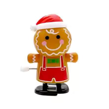 Mini Wind-Up Santa Claus Toy – Christmas Clockwork Fun