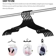 Foldable Travel Clothes Hanger (6-Pack)