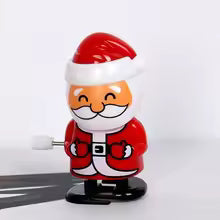 Mini Wind-Up Santa Claus Toy – Christmas Clockwork Fun