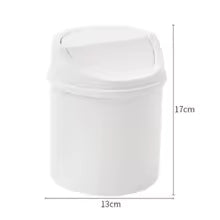 Mini Desktop Trash Can with Lid