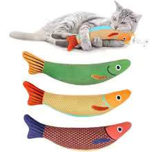 Catnip Fish Toy – Realistic Bite-Resistant Design