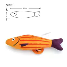 Catnip Fish Toy – Realistic Bite-Resistant Design