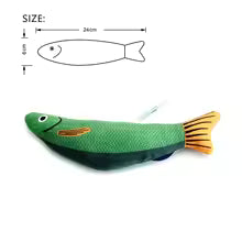 Catnip Fish Toy – Realistic Bite-Resistant Design